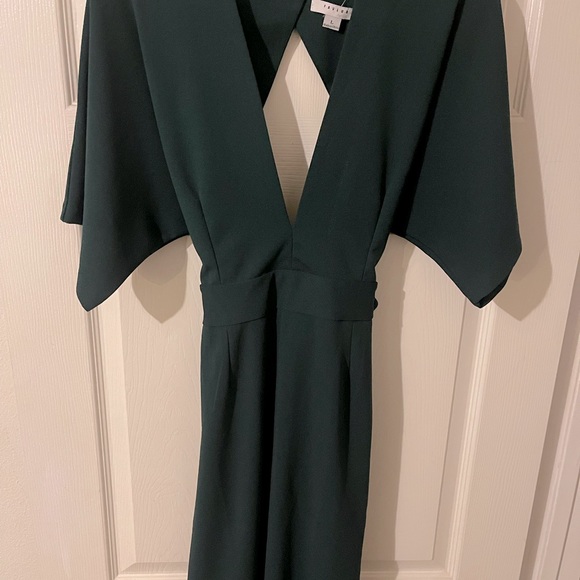 Dark green structured dress - Picture 5 of 11